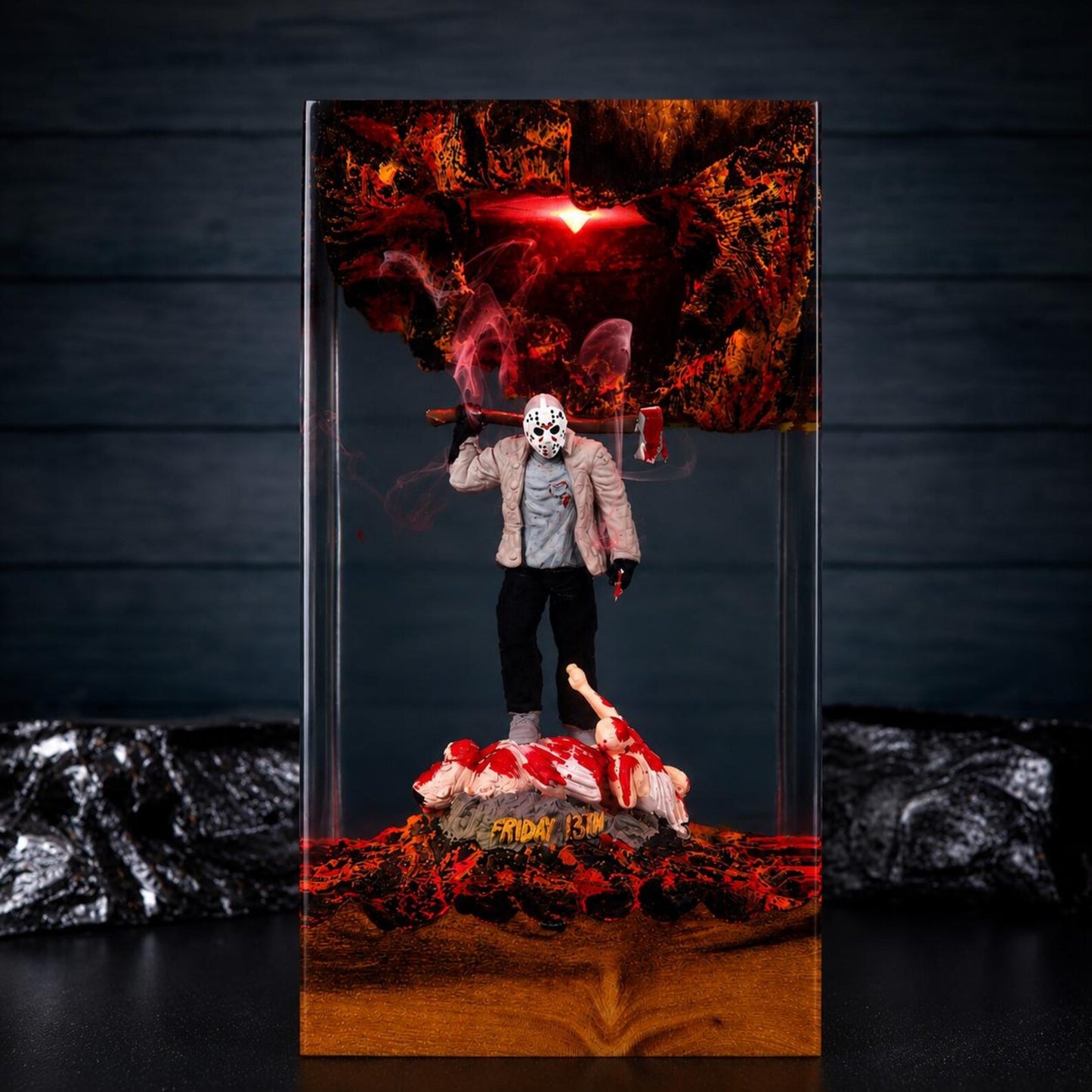 Jason Voorhees Resin Lampe