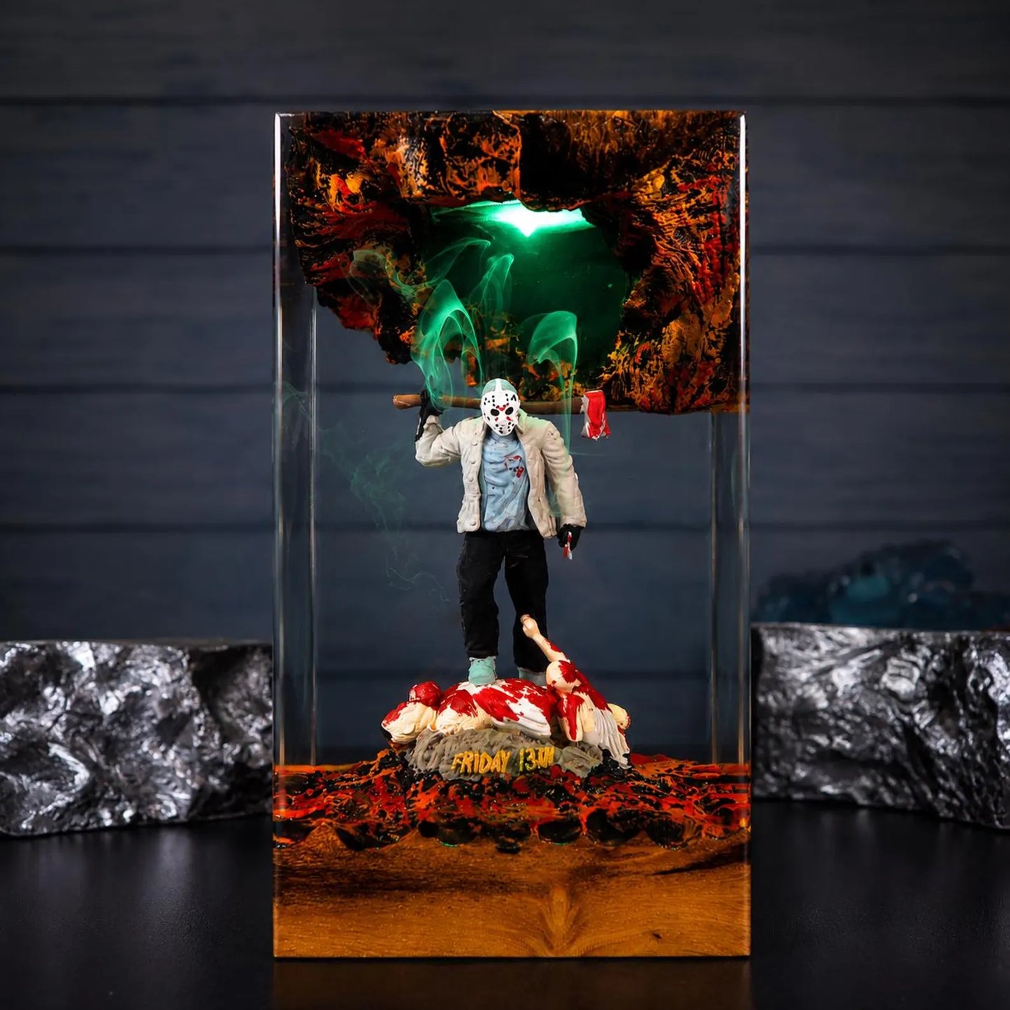 Jason Voorhees Resin Lampe