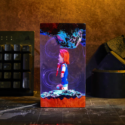 Chucky Resin Lampe