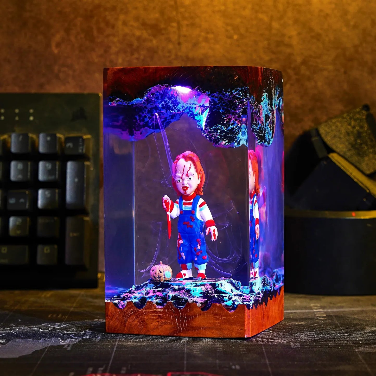 Chucky Resin Lampe