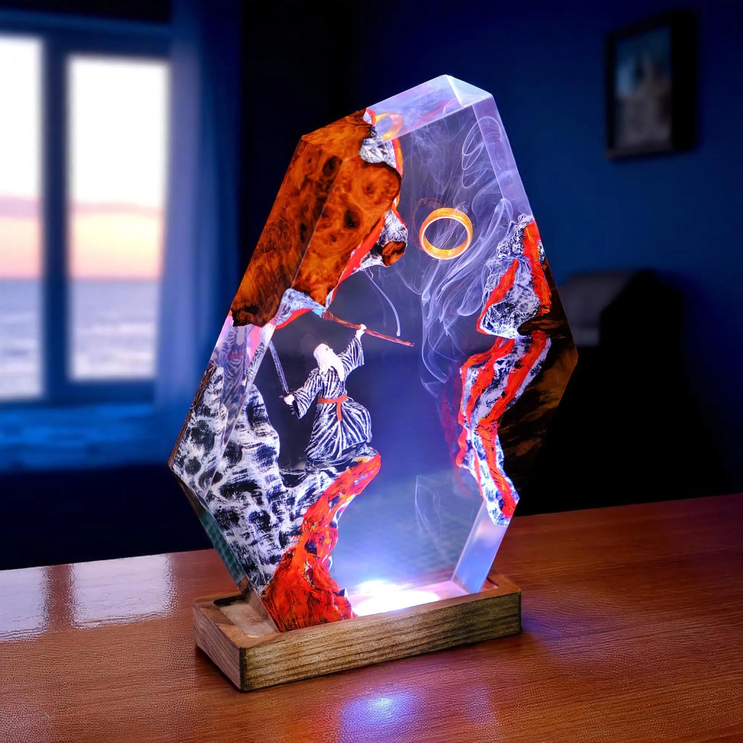 Gandalf Resin Lampe