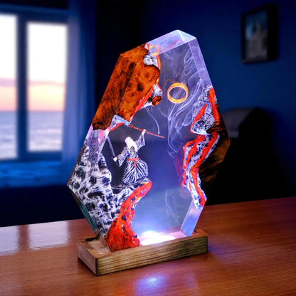 Gandalf Resin Lampe
