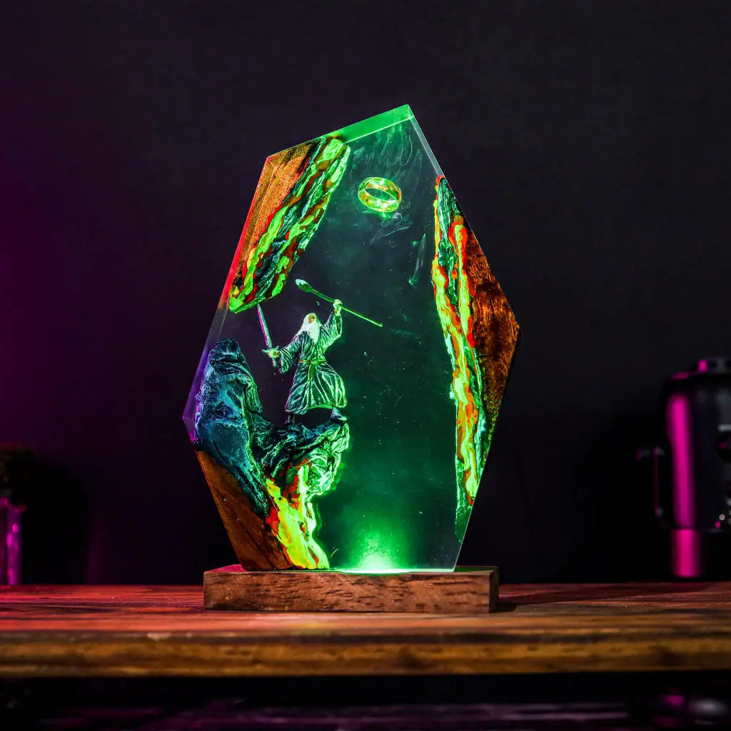 Gandalf Resin Lampe