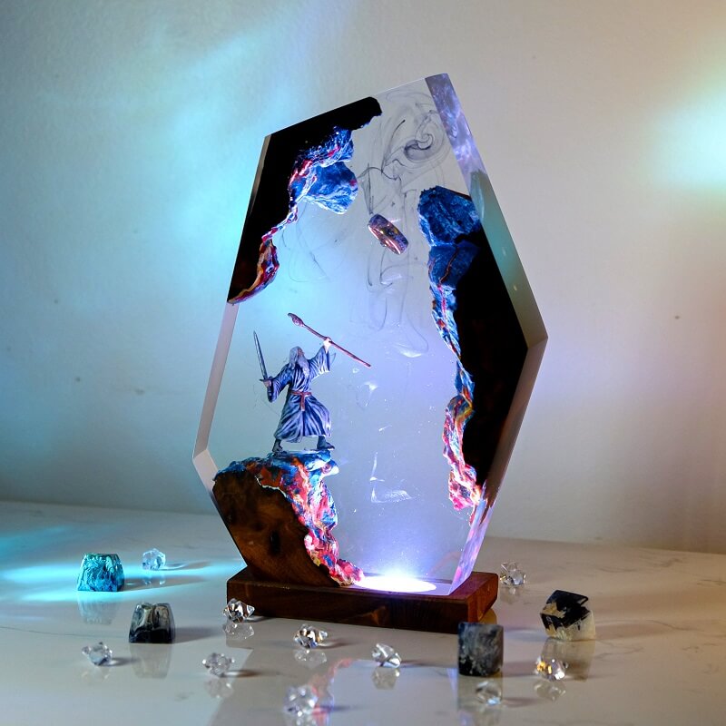 Gandalf Resin Lampe