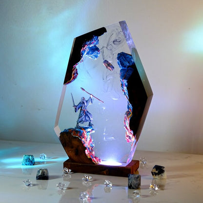 Gandalf Resin Lampe