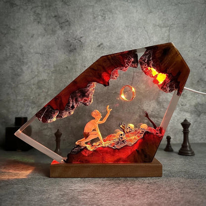 Gollum Resin Lampe